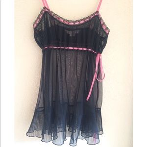 Victoria Secret Black & Pink Lingerie